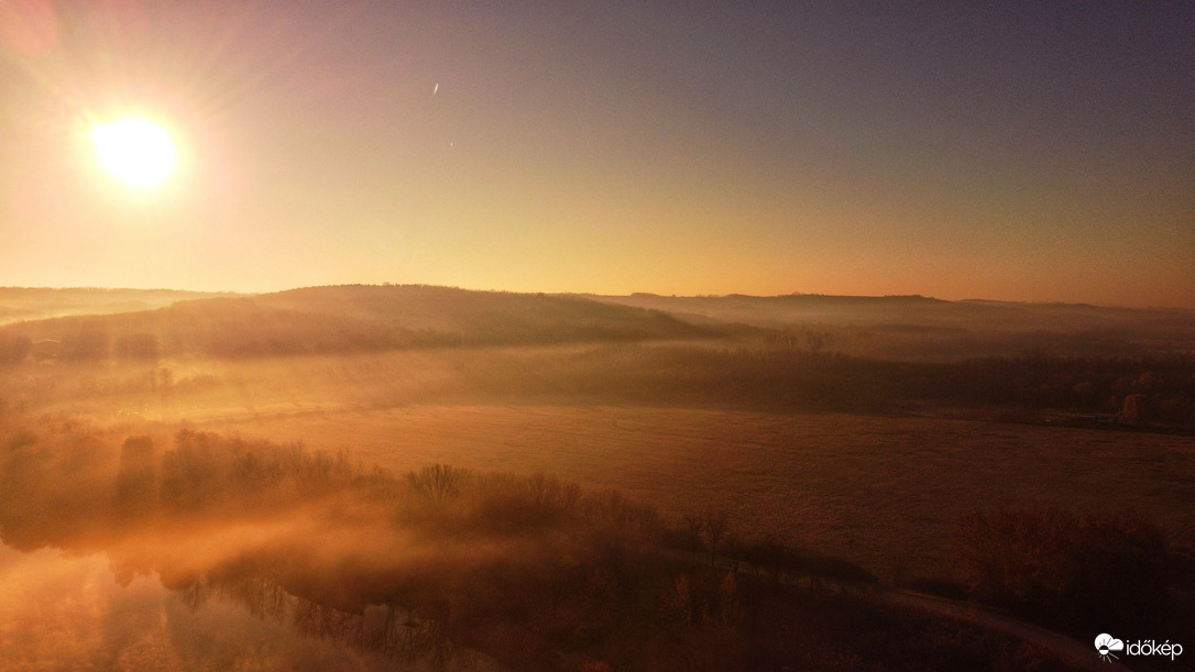Napkelte a Mátra lábánál