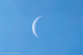 A Hold eltakarta a Vénuszt fényes nappal