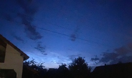 NLC világitó fehők ma hajnalban Szamosdarán