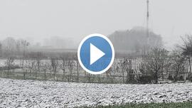 Szamosdara(Párcíum,Románia) Gyönyörű szép intenzitással hullik a hó. 