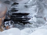 Az Ilona-vízesés jégcsodája