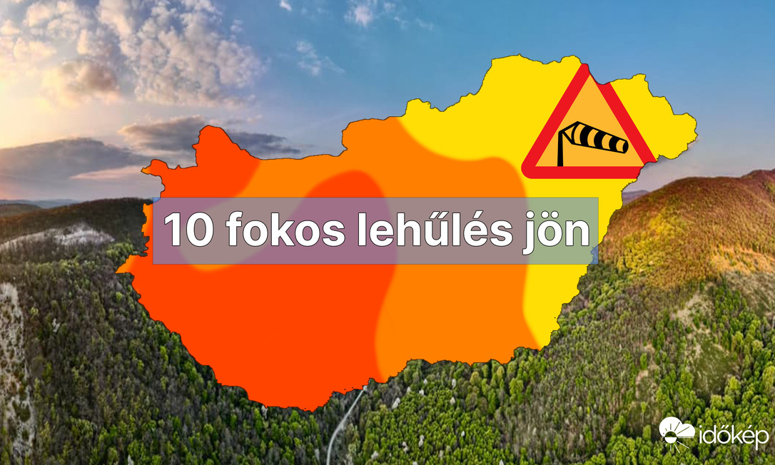 10 fokot visszaesik a hőmérséklet