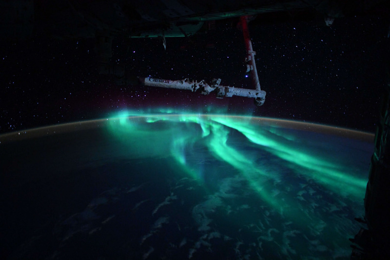 Déli fény az ISS-ről (Thomas Pesquet)