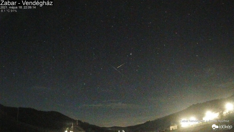 Esti tűzgömb kameráinkon