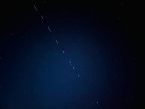 Starlink műholdak vonulása