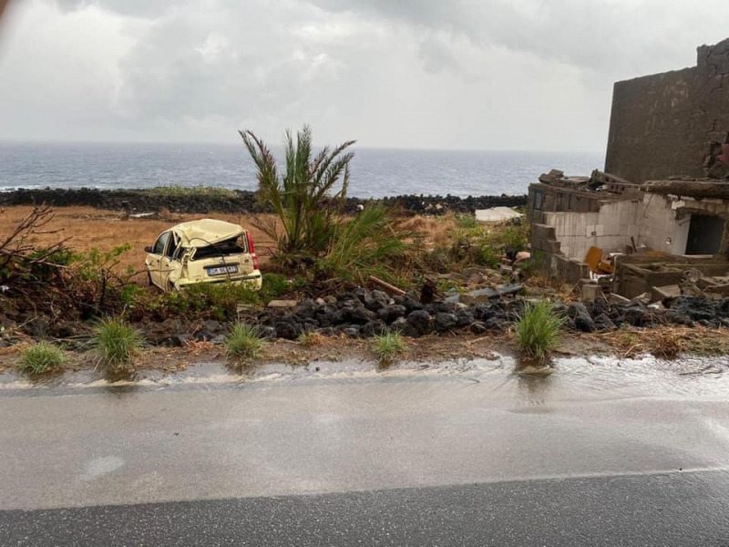 Tornádó pusztított Dél-Olaszországban - Fotó: Facebook/Andrea Gheller (Szicília, Pantelleria)