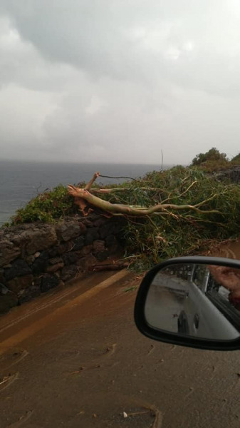 Tornádó pusztított Dél-Olaszországban - Fotó: Facebook/Andrea Gheller (Szicília, Pantelleria)