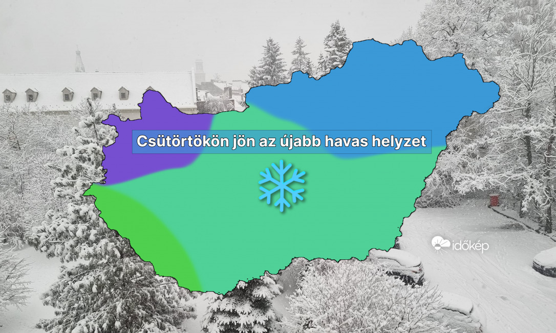 Hidegfront hoz vegyes csapadékot