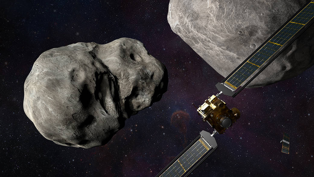 NASA DART misszió illusztráció