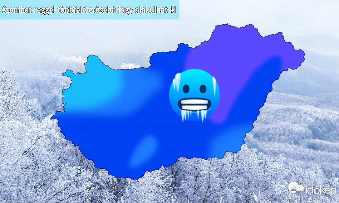 Fagyos szombat reggel vár ránk