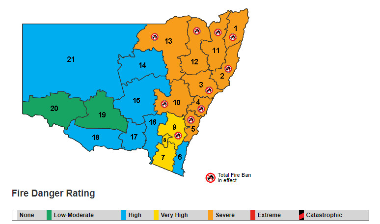 Forrás: NSW RURAL FIRE SERVICE