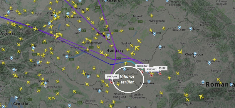 Forrás: Flightradar24