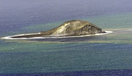 Új sziget jött létre egy vulkánkitörésből