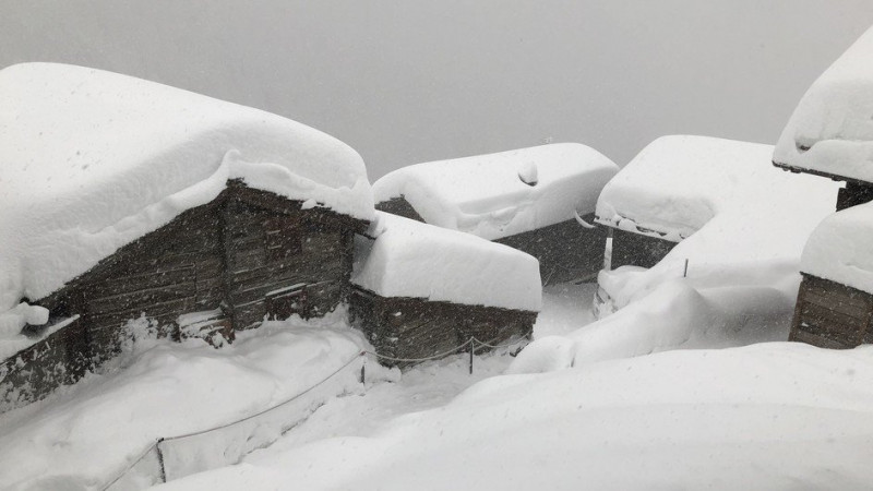 Hatalmas havazás Zermattban (Svájc)