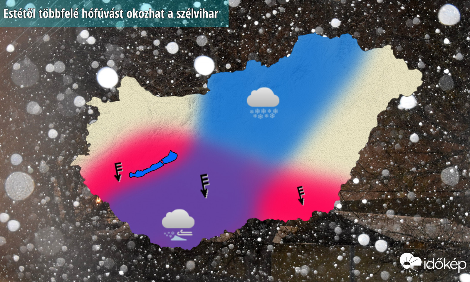 Hófúvás is jöhet az éjjel