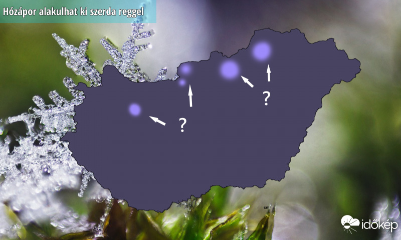 Holnap reggel akár hózápor is lehet