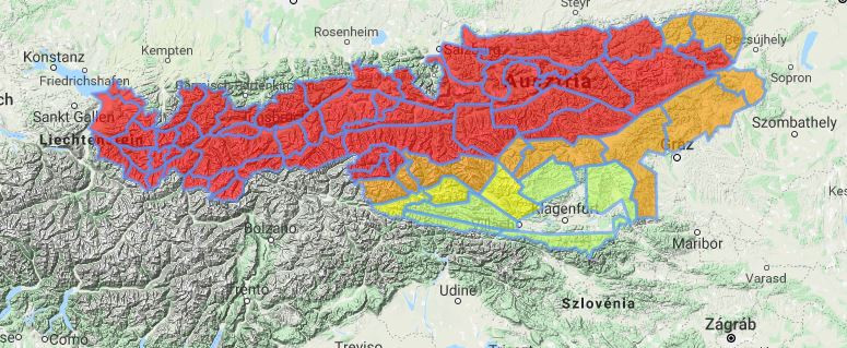 Forrás: Lawinen.at