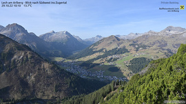 A legmelegebb október az Alpokban - Webkamera: www.foto-webcam.eu/webcam/lech