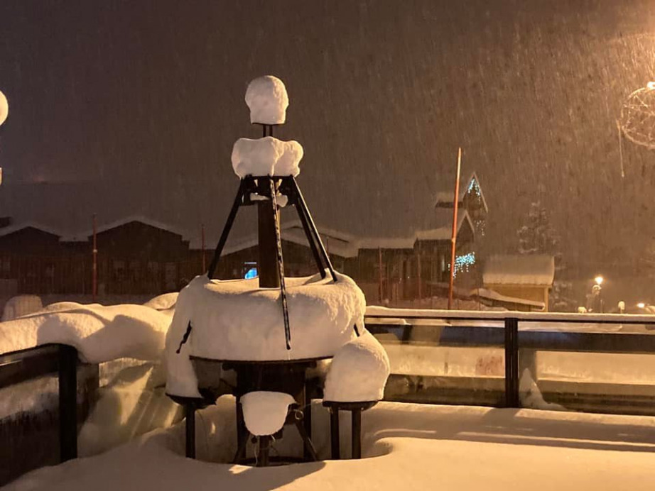 Jókora hómennyiség az Alpokban - Fotó: Facebook/Meteo-Alpes/Le Troll Gourmand