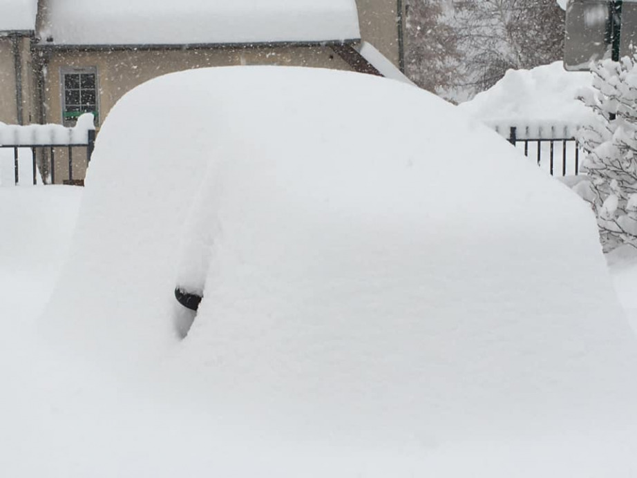 Jókora hómennyiség az Alpokban - Fotó: Facebook/Meteo-Alpes/Nadine Abadie