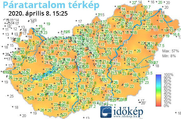 átlagos páratartalom magyarországon)