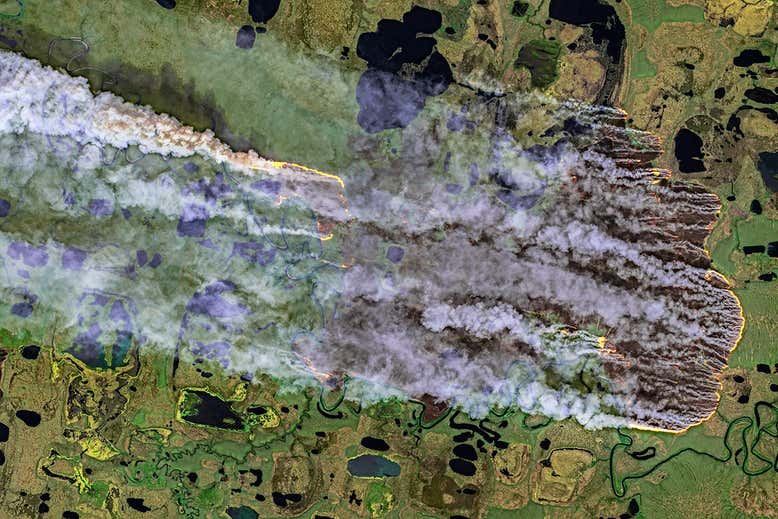 Szibéria erdőtüzek