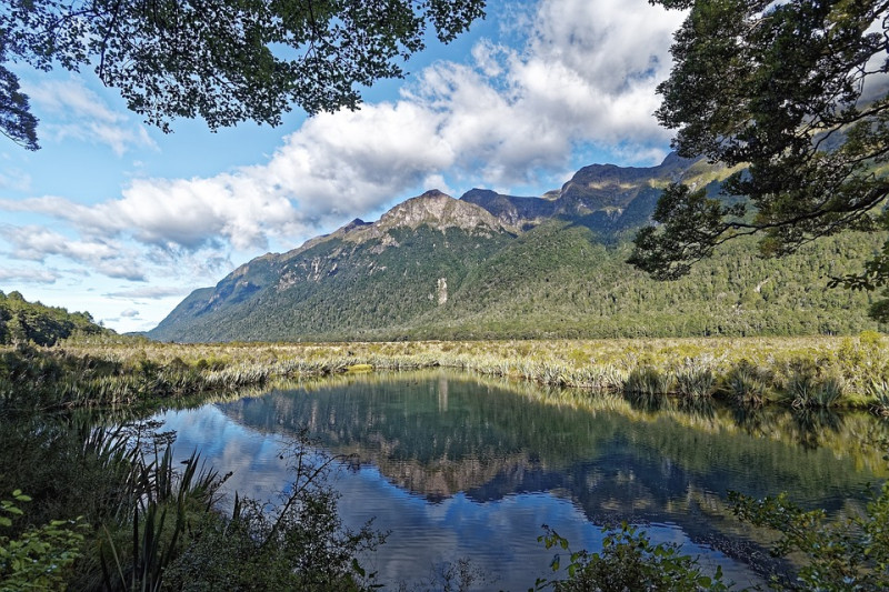 Új-Zéland, Mirror-tó