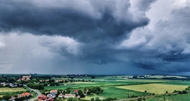 Érkező zivatar Döbrököz felett