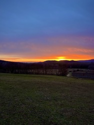 Óévbúcsúztató naplemente a Gulácsról
