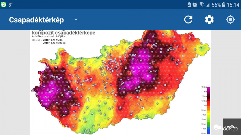 Novemberi Csapadék Menyiség