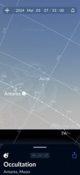 Antares És A Hold Okkultáció