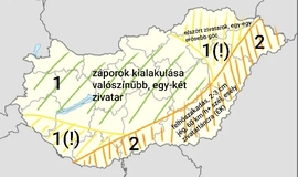 Holnapi zivataresélyek