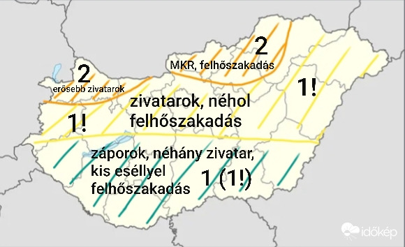 Zivataresélyek - 2023.05.23. 13:00 - 2023.05.24. 01:00