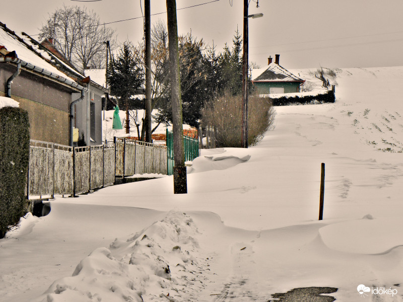 Hófúvások után!