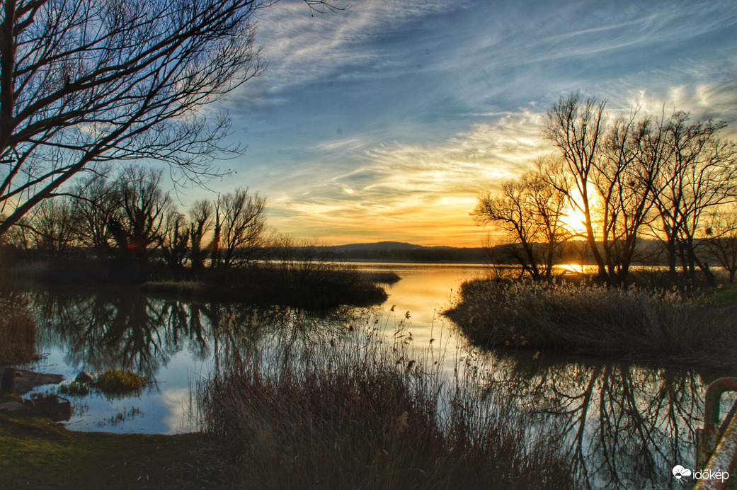 Kis-Balaton naplemente 