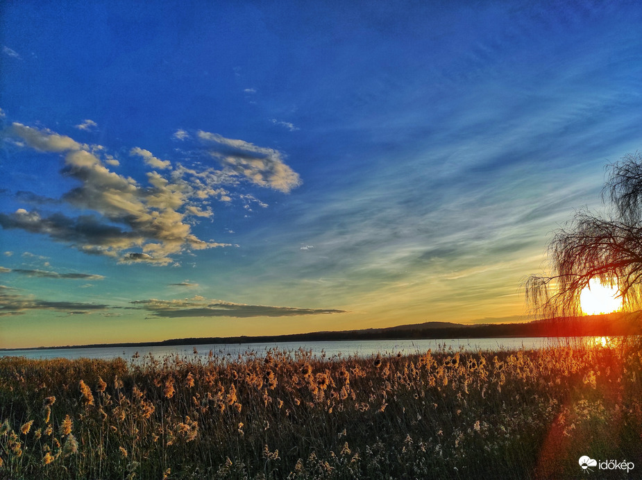 Kis-Balaton szilveszteri naplemente 