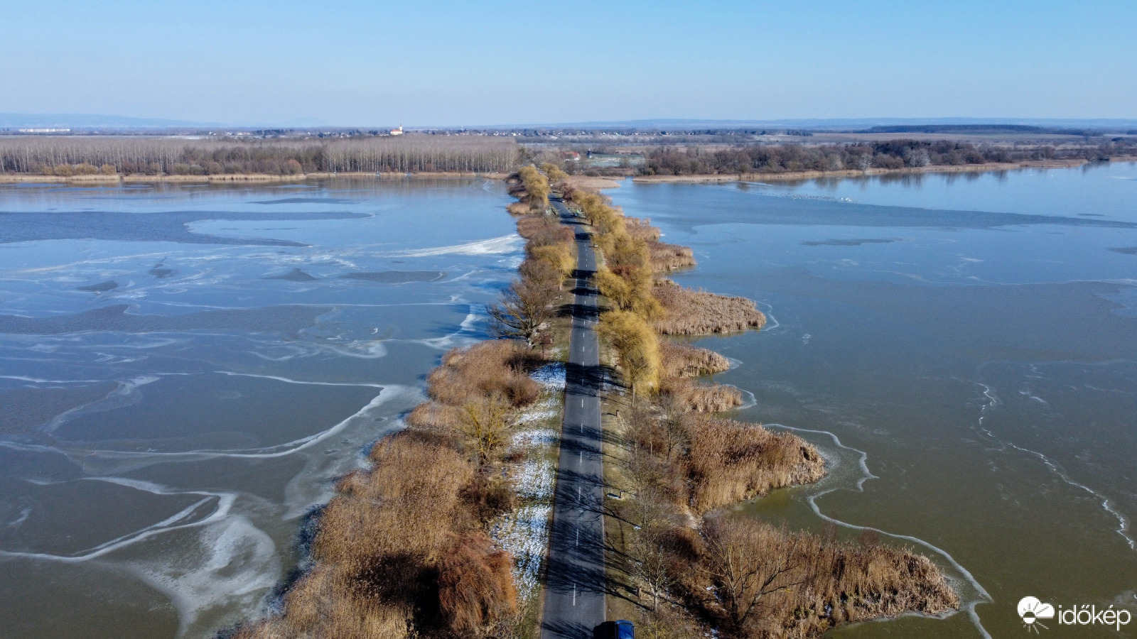 Elkezdett befagyni a Kis-Balaton! 