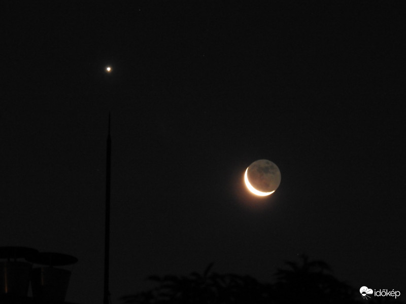 Vénusz-Hold (2017.08.19 hajnal)