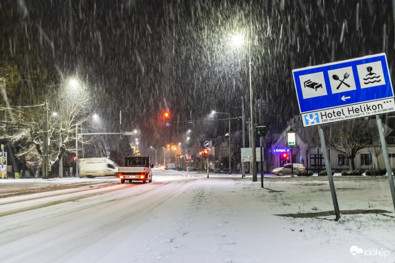 Keszthelyen is havazott ma reggel