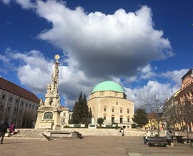 felhők a város felett