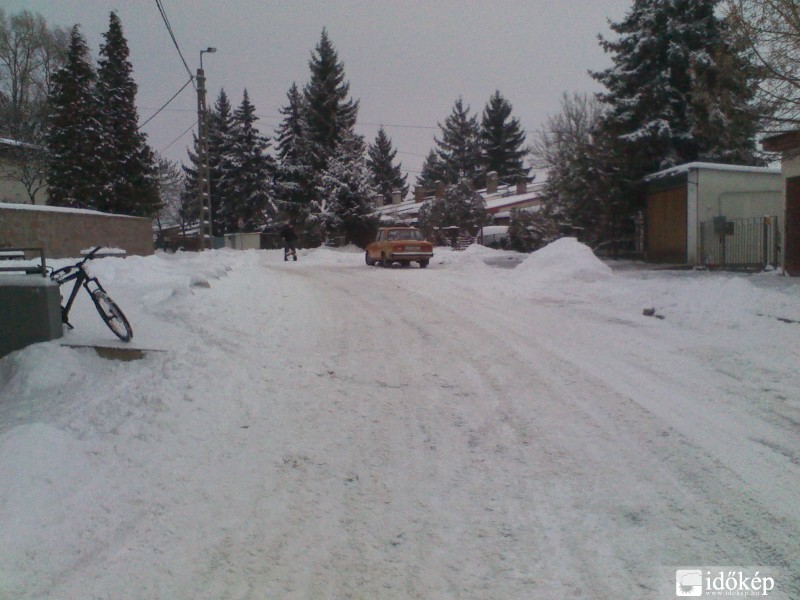 Egri hóhelyzet 2012.02.15.