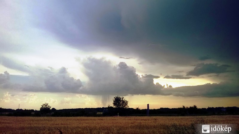 Fejlődő zivatar Füzesabonynál