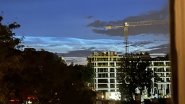 NLC- világító felhők ma hajnalban