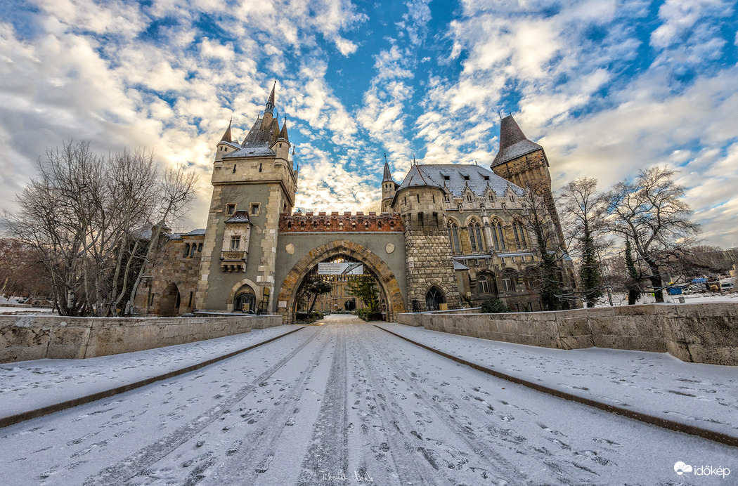 Vajdahunyadvár télen