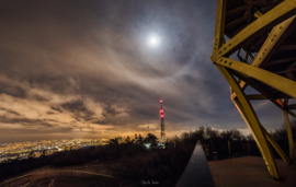 Hold halo jelenség Budapest felett