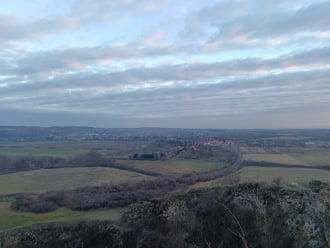 Verpelét látképe a tanúhegy csúcsáról
