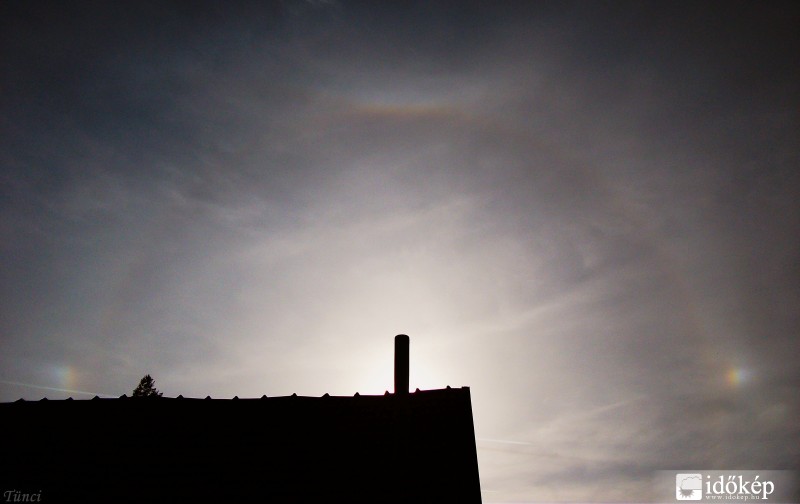 22fokos, két oldali melléknap, felső érintő