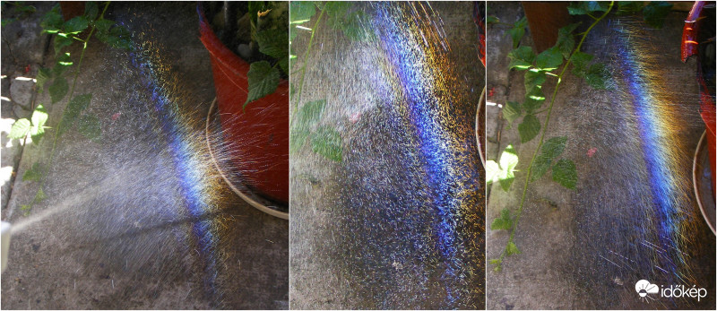 Szárazság.. locsolás.. szivárvány.. :)