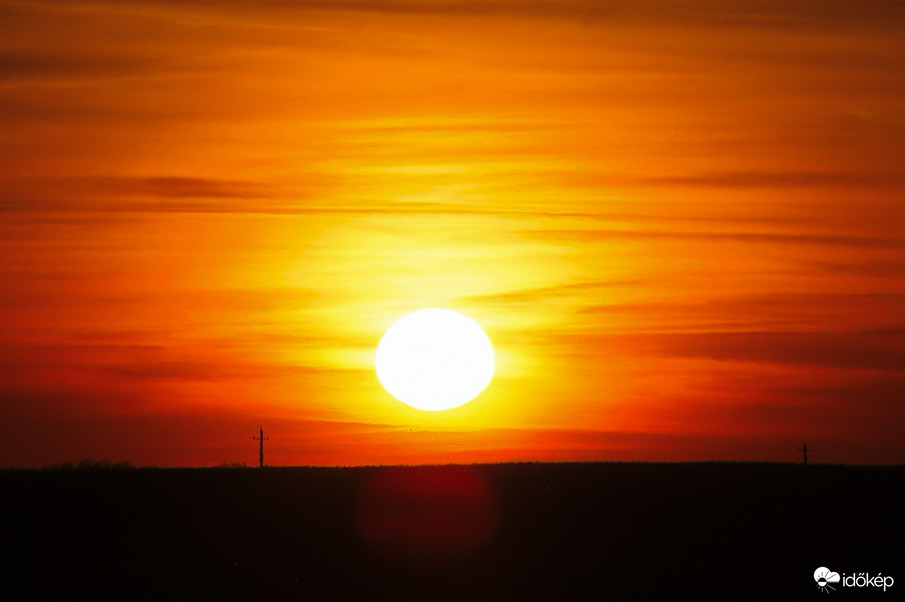 Csodás Naplemente kis falunkban 