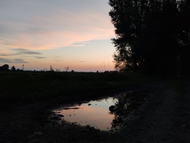 Napkeltés tükröződés 